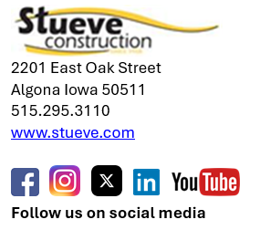Stueve Construction Fertilizer Building Contact Information