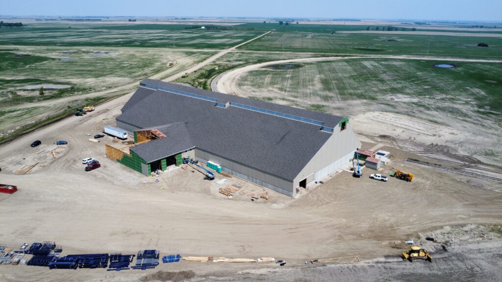 New fertilizer building being built in Berthold north dakota