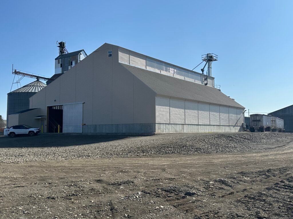 dry fertilizer storage and blending building in oregon