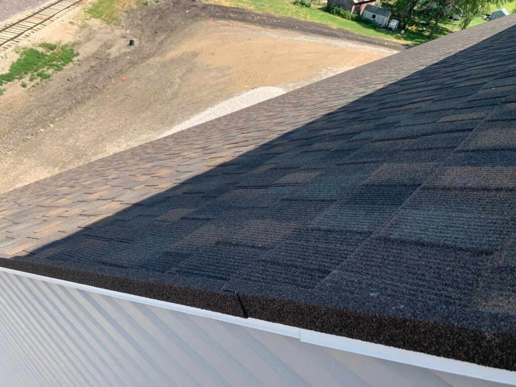 Metal roofing option on dry fertilizer plant in iowa