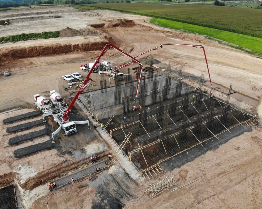 concrete fertilizer plant