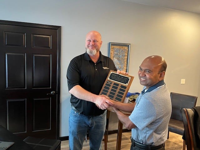 Fertilizer building salesman of the year
