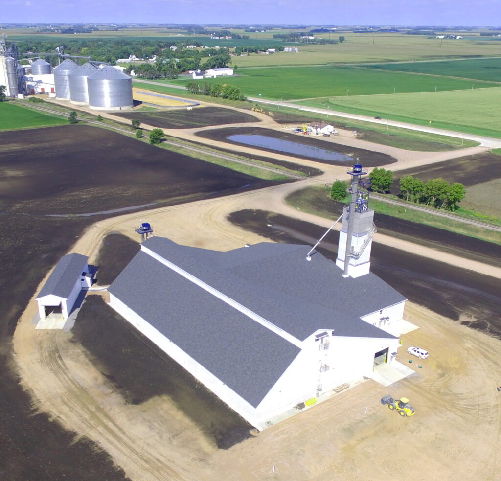 Fertilizer storage and blending facility
