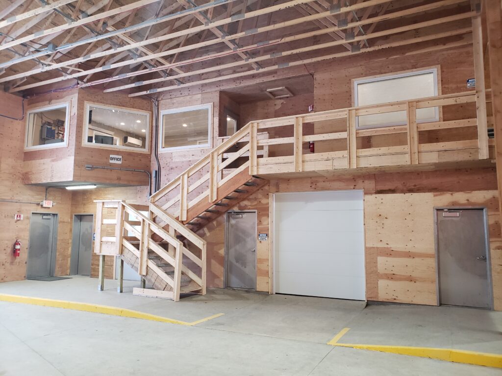 fertilizer mixing control area and office