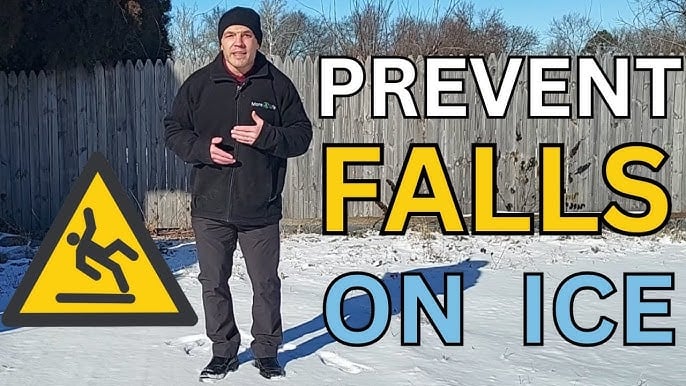 Slipping on Ice around a fertilizer