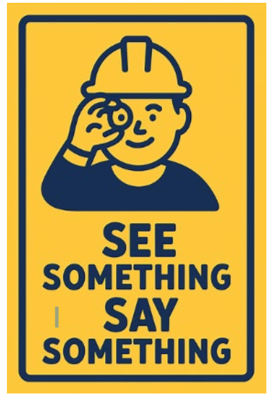 see something - say something for safety