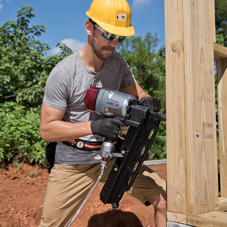fertilizer building construction process nail gun