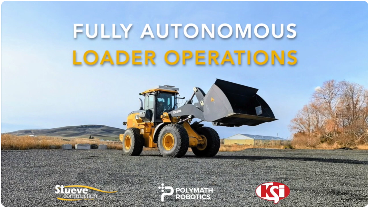 Stueve Constructions Autonomous Fertilizer and Grain Pile Loader Systems