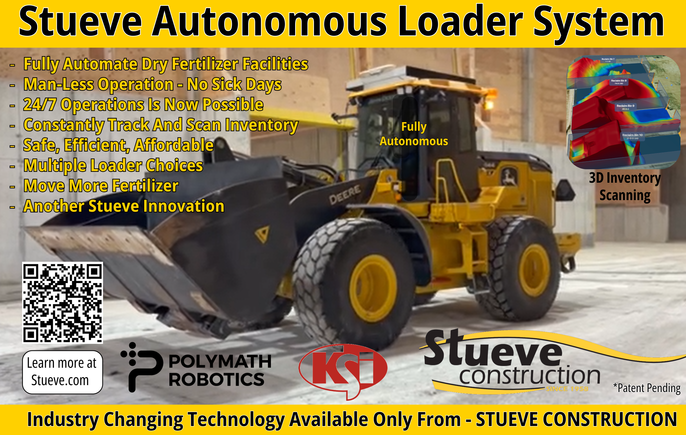 Stueve Autonomous Fertlizer Loader Stueve FAST System